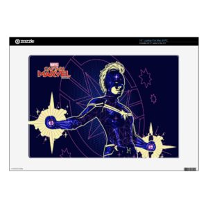 Captain Marvel | Constellation Character Art 15" Laptop Decal