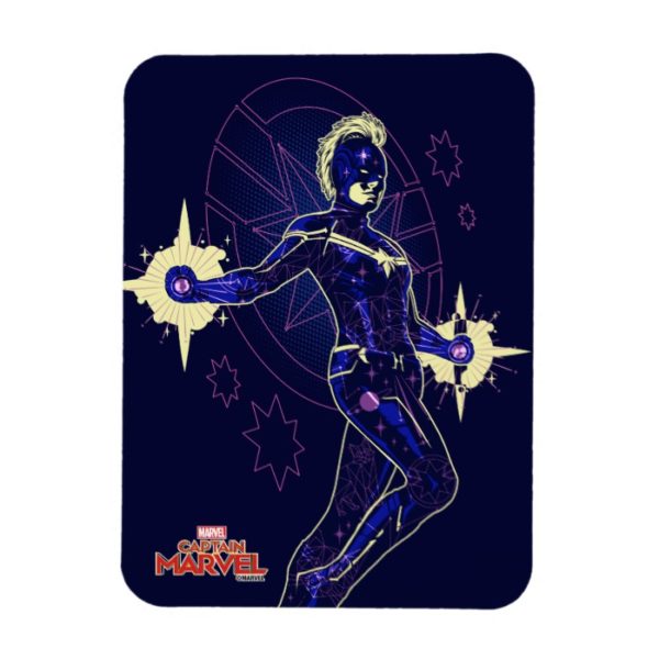 Captain Marvel | Constellation Character Art Magnet