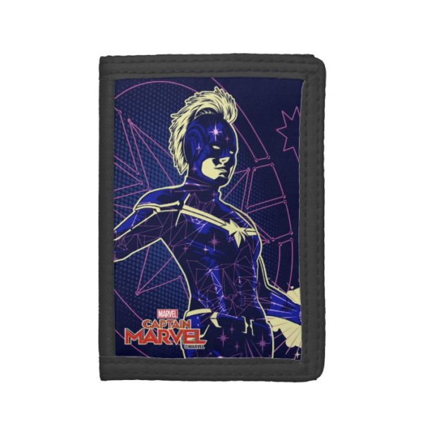 Captain Marvel | Constellation Character Art Trifold Wallet