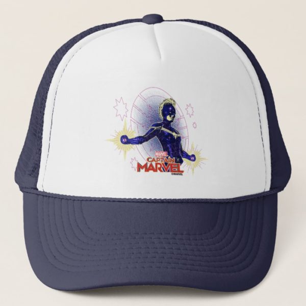 Captain Marvel | Constellation Character Art Trucker Hat