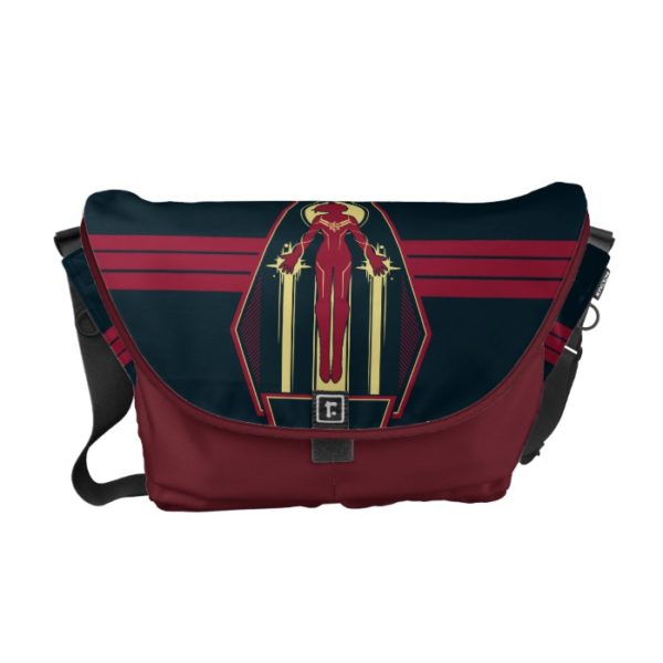 Captain Marvel | Flying Character Badge Courier Bag