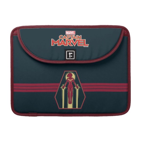Captain Marvel | Flying Character Badge MacBook Pro Sleeve
