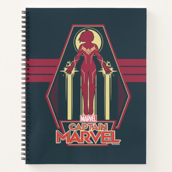 Captain Marvel | Flying Character Badge Notebook