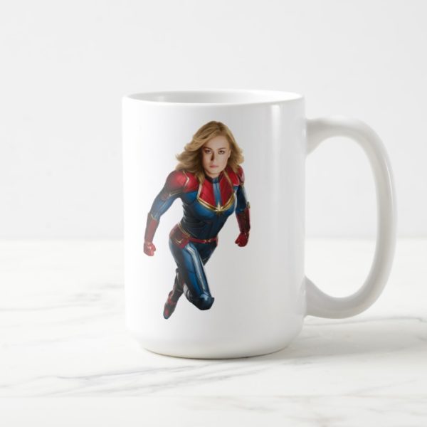 Captain Marvel | Flying Closeup Character Art Coffee Mug