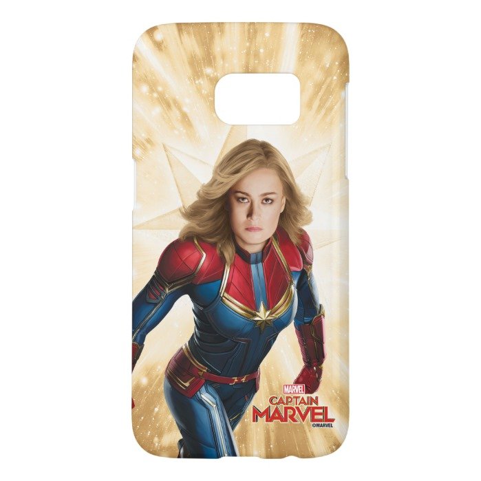 Captain Marvel | Flying Closeup Character Art Samsung Galaxy S7 Case