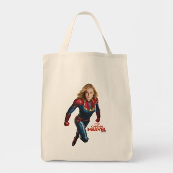 Captain Marvel | Flying Closeup Character Art Tote Bag