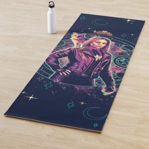 Captain Marvel | Galactic Goose & Carol Graphic Yoga Mat