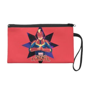 Captain Marvel | Galactic Star Character Graphic Wristlet
