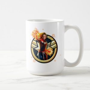 Captain Marvel | Glowing Photon Energy Coffee Mug