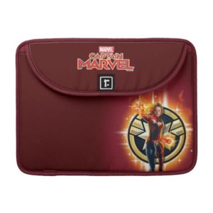 Captain Marvel | Glowing Photon Energy MacBook Pro Sleeve