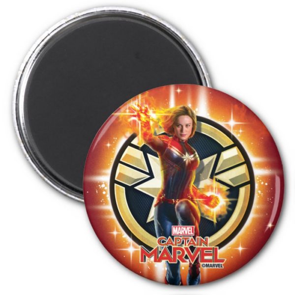 Captain Marvel | Glowing Photon Energy Magnet