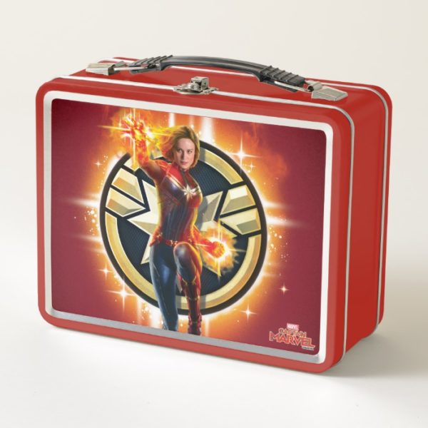 Captain Marvel | Glowing Photon Energy Metal Lunch Box