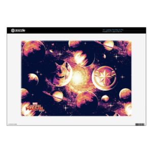 Captain Marvel | Goose Planetary Pattern 15" Laptop Decal