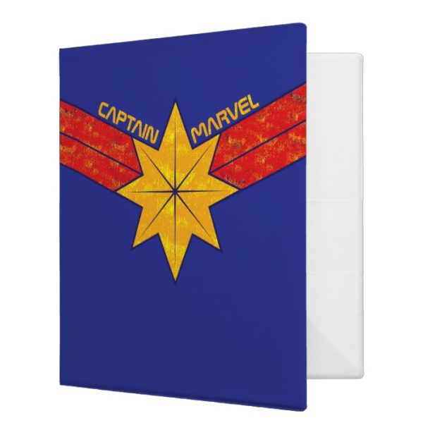 Captain Marvel | Hala Star Symbol 3 Ring Binder