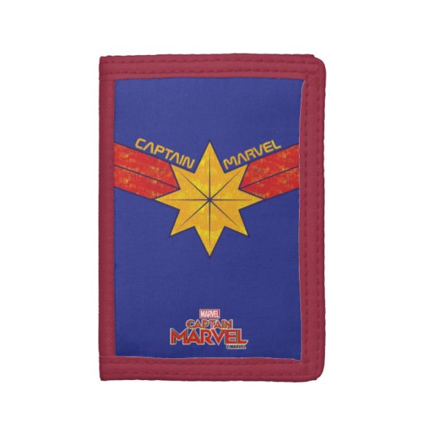 Captain Marvel | Hala Star Symbol Trifold Wallet