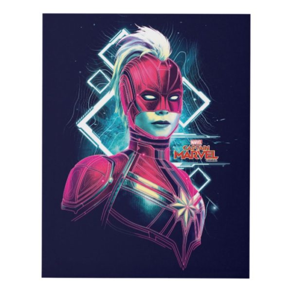 Captain Marvel | High Tech Glowing Character Art
