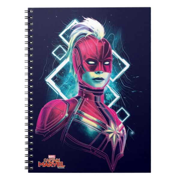 Captain Marvel | High Tech Glowing Character Art Notebook
