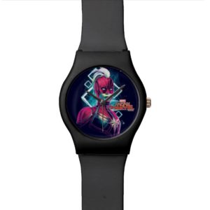Captain Marvel | High Tech Glowing Character Art Watch