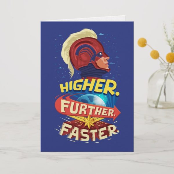 Captain Marvel | Higher, Further, Faster Card