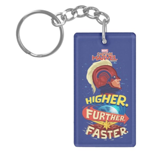 Captain Marvel | Higher, Further, Faster Keychain