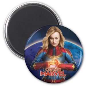 Captain Marvel | Holding Fist Character Art Magnet