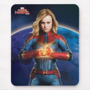 Captain Marvel | Holding Fist Character Art Mouse Pad