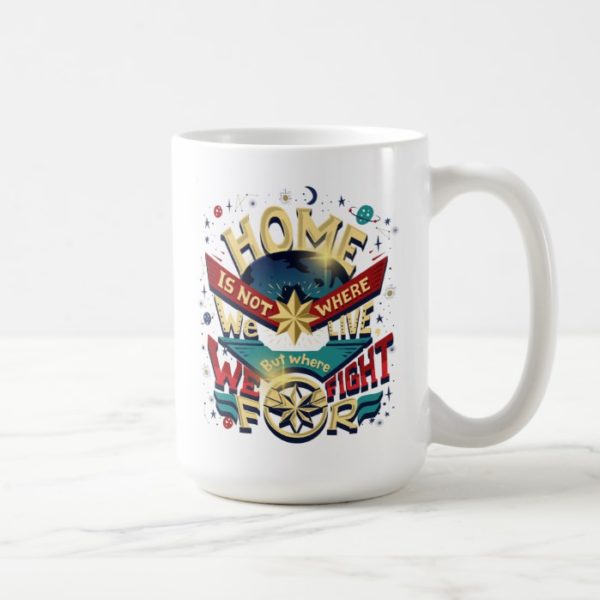 Captain Marvel | Home Is Not Where We Live Coffee Mug