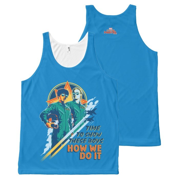 Captain Marvel | Maria & Carol "How We Do It" All-Over-Print Tank Top