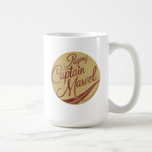 Captain Marvel | Paging Captain Marvel Emblem Coffee Mug