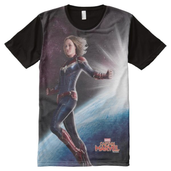 Captain Marvel | Protecting The Planet All-Over-Print Shirt