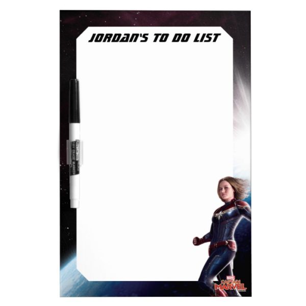 Captain Marvel | Protecting The Planet Dry Erase Board