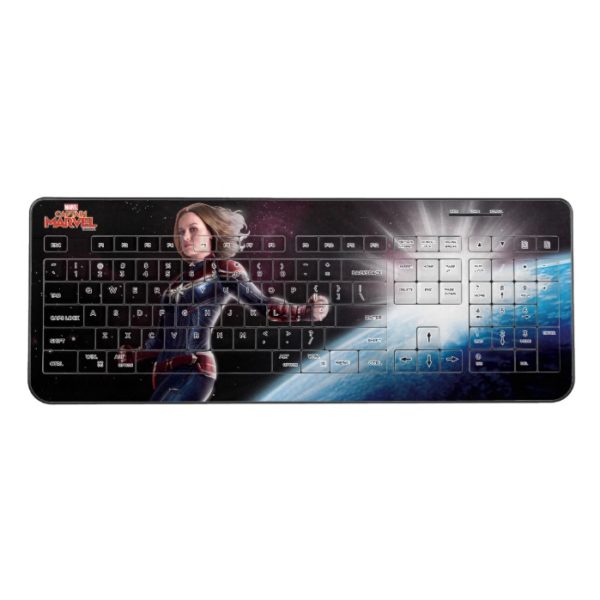 Captain Marvel | Protecting The Planet Wireless Keyboard