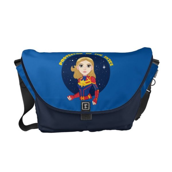 Captain Marvel | Protector Of The Skies Cartoon Courier Bag