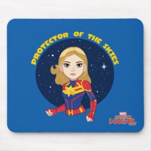 Captain Marvel | Protector Of The Skies Cartoon Mouse Pad