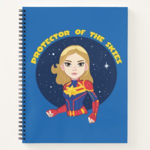 Captain Marvel | Protector Of The Skies Cartoon Notebook