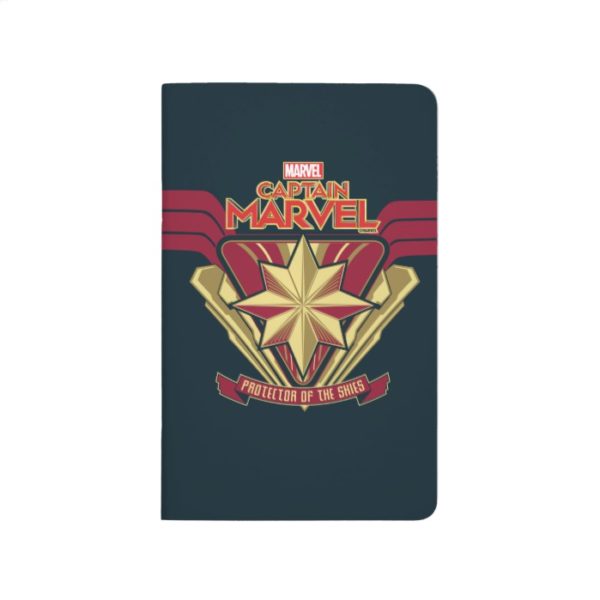 Captain Marvel | Protector Of The Skies Star Badge Journal