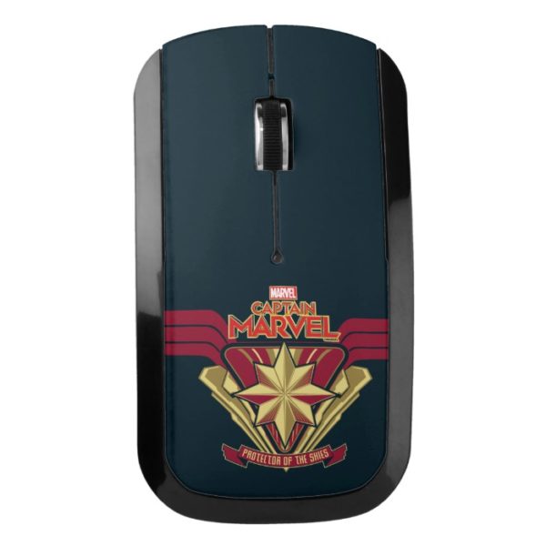 Captain Marvel | Protector Of The Skies Star Badge Wireless Mouse
