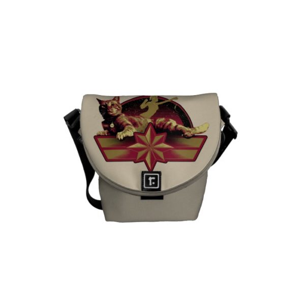 Captain Marvel | Reclining Goose Badge Courier Bag