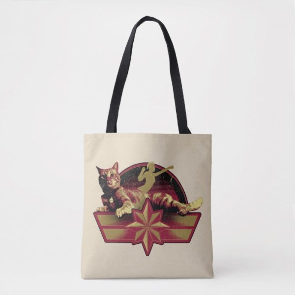 Captain Marvel | Reclining Goose Badge Tote Bag