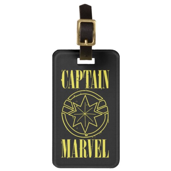 Captain Marvel | Retro Captain Marvel Logo Bag Tag