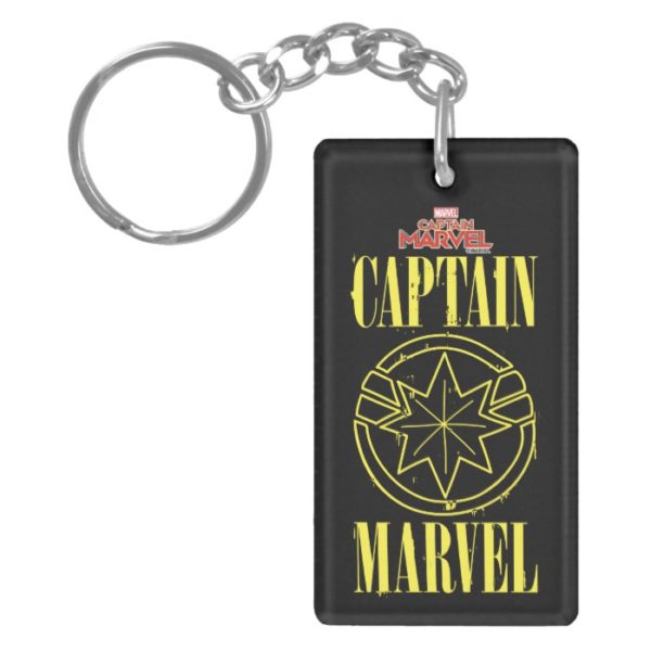 Captain Marvel | Retro Captain Marvel Logo Keychain