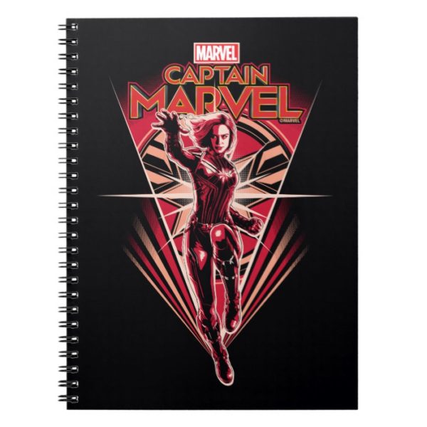 Captain Marvel | Shining Captain Marvel Badge Notebook