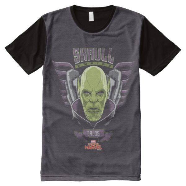 Captain Marvel | Skrull Empire Talos Graphic All-Over-Print Shirt