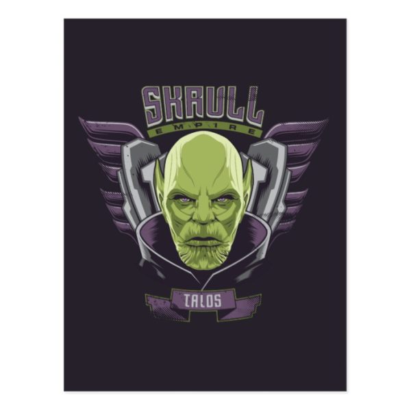 Captain Marvel | Skrull Empire Talos Graphic Postcard