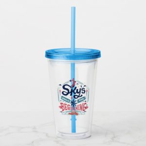 Captain Marvel | "Sky's Only The Beginning" Type Acrylic Tumbler