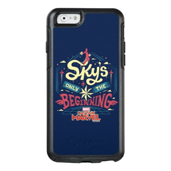 Captain Marvel | "Sky's Only The Beginning" Type OtterBox iPhone Case