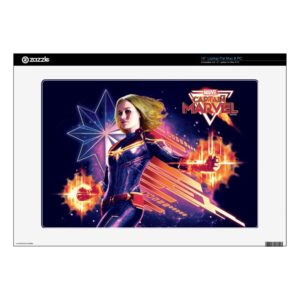 Captain Marvel | Sparkling Light Trail Graphic 15" Laptop Decal