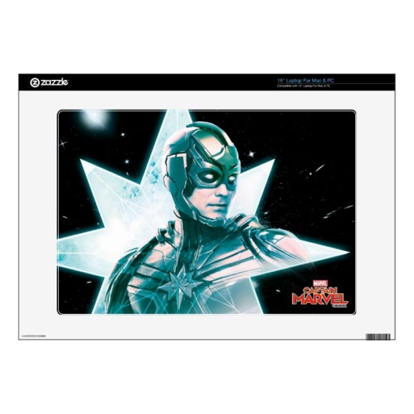 Captain Marvel | Starforce Commander 15" Laptop Decal