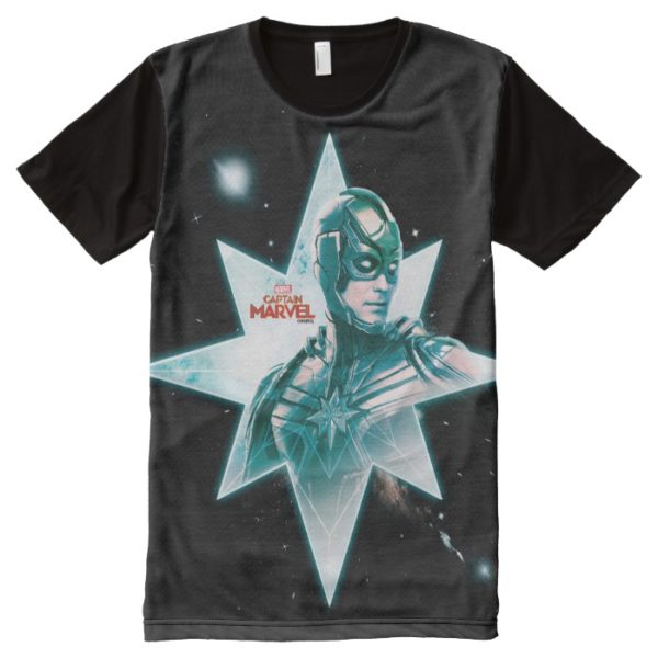Captain Marvel | Starforce Commander All-Over-Print Shirt
