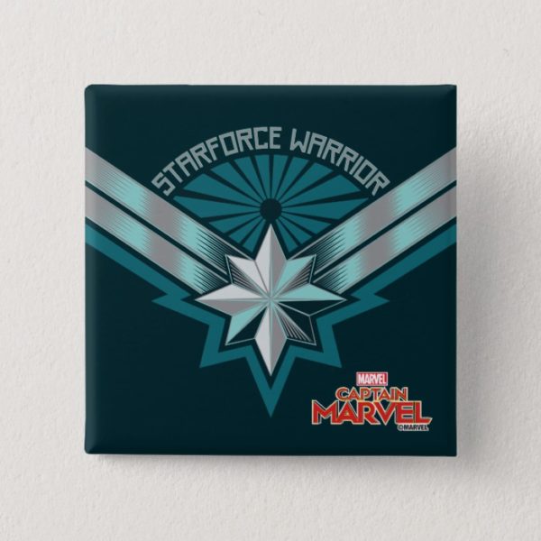 Captain Marvel | Starforce Warrior Star Embelm Button